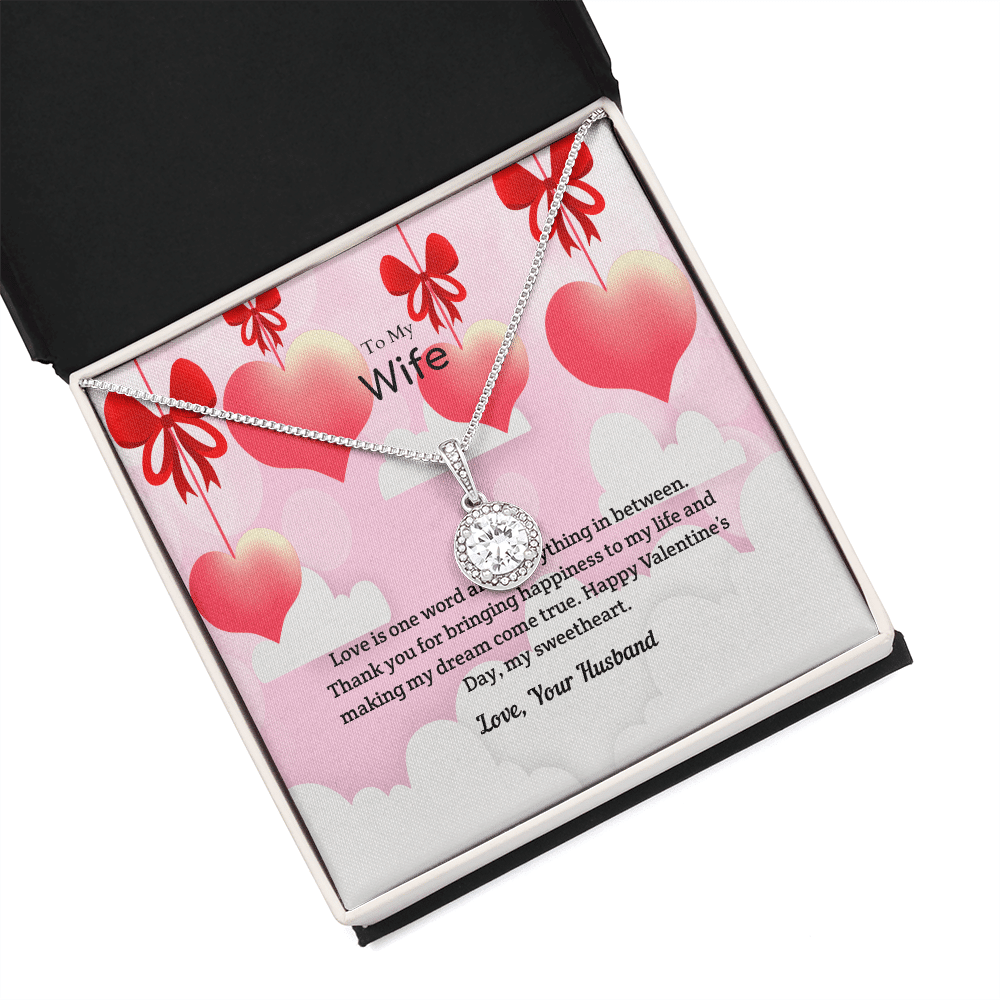 Wife Valentines Gift Everything in Between Eternal Union Necklace - Eternal Hope