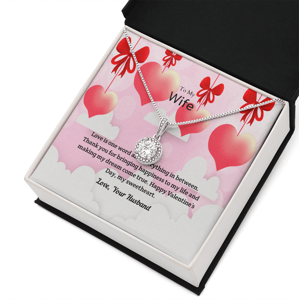 Wife Valentines Gift Everything in Between Eternal Union Necklace - Eternal Hope