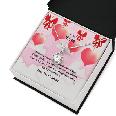 Wife Valentines Gift Everything in Between Eternal Union Necklace - Eternal Hope