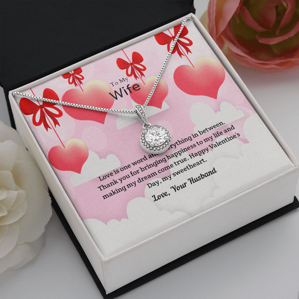 Wife Valentines Gift Everything in Between Eternal Union Necklace - Eternal Hope