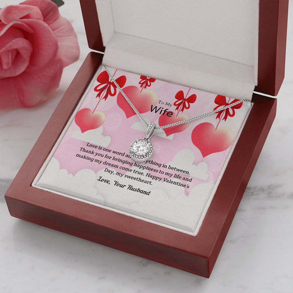 Wife Valentines Gift Everything in Between Eternal Union Necklace - Eternal Hope