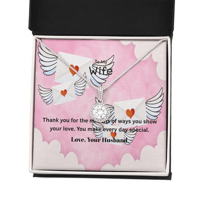 Wife Valentines Gift Every Day Eternal Union Necklace - Eternal Hope