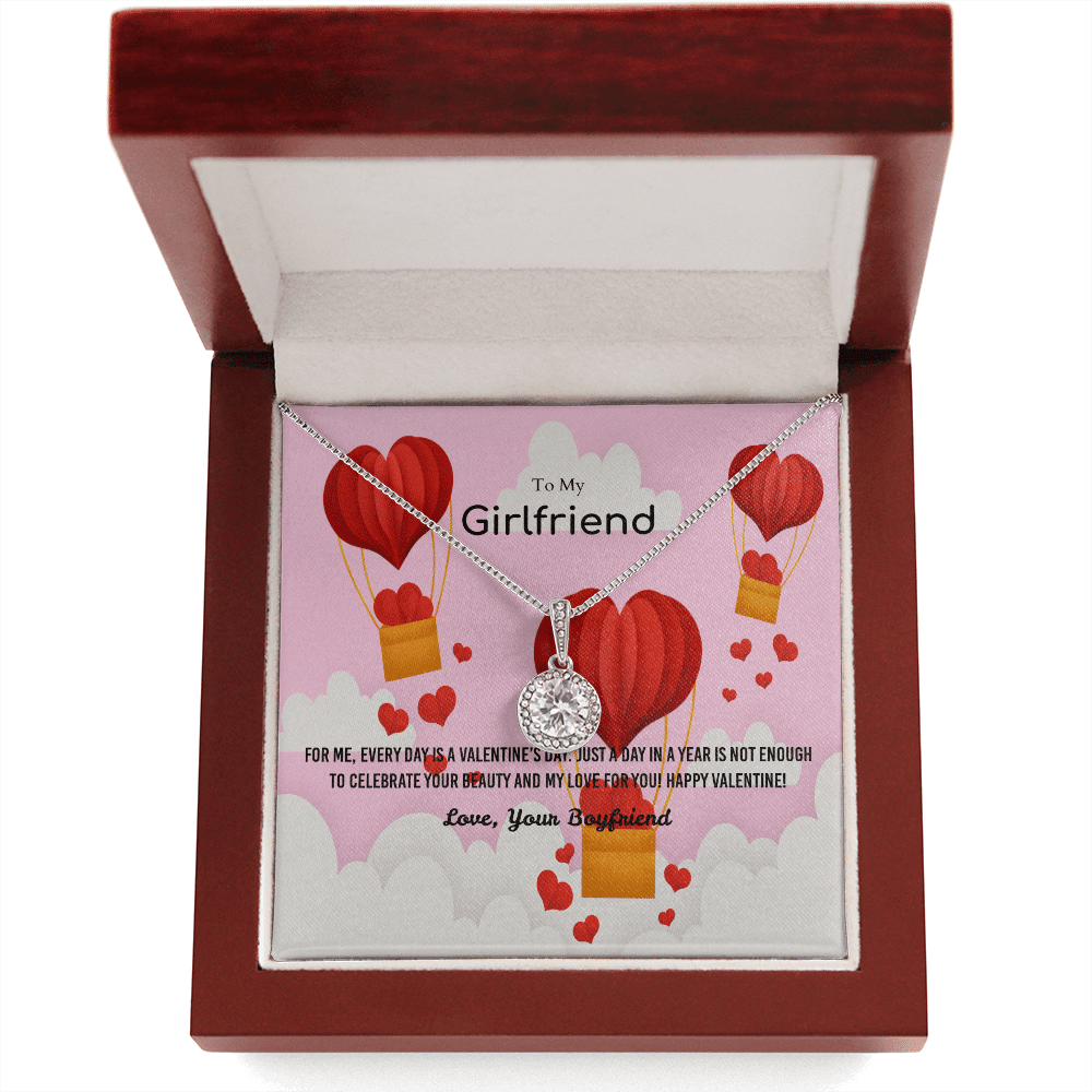 To My Girlfriend Valentines Gift Celebrate Your Beauty Eternal Union Necklace - Eternal Hope