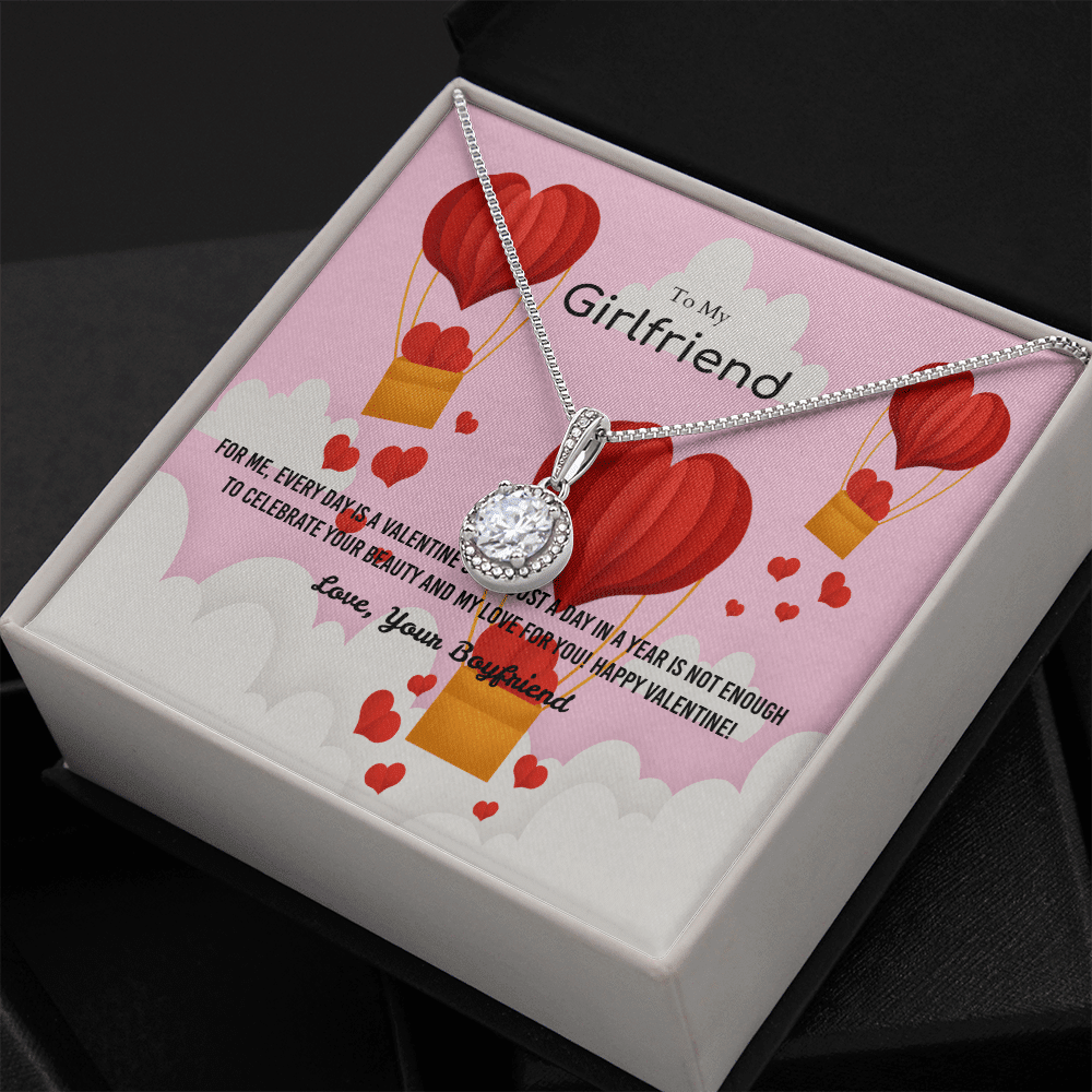 To My Girlfriend Valentines Gift Celebrate Your Beauty Eternal Union Necklace - Eternal Hope