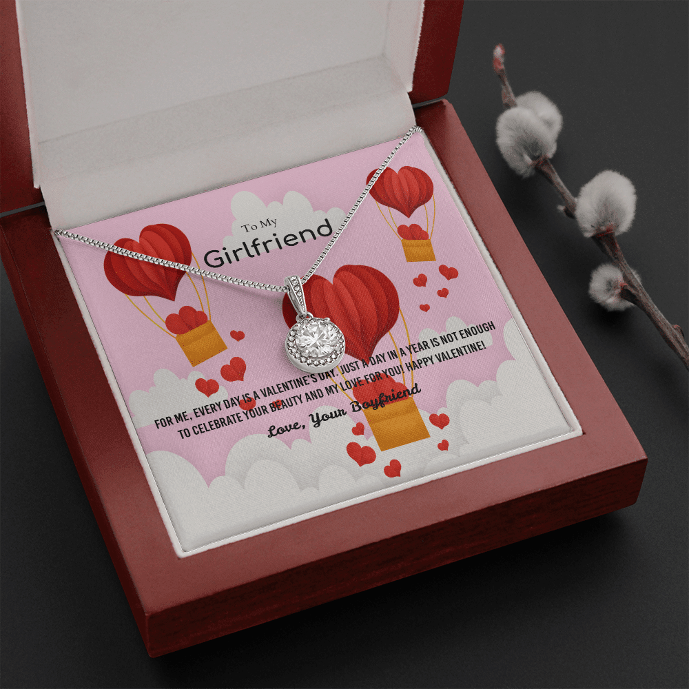 To My Girlfriend Valentines Gift Celebrate Your Beauty Eternal Union Necklace - Eternal Hope