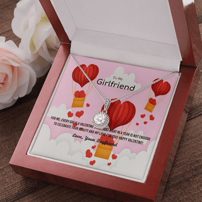 To My Girlfriend Valentines Gift Celebrate Your Beauty Eternal Union Necklace - Eternal Hope