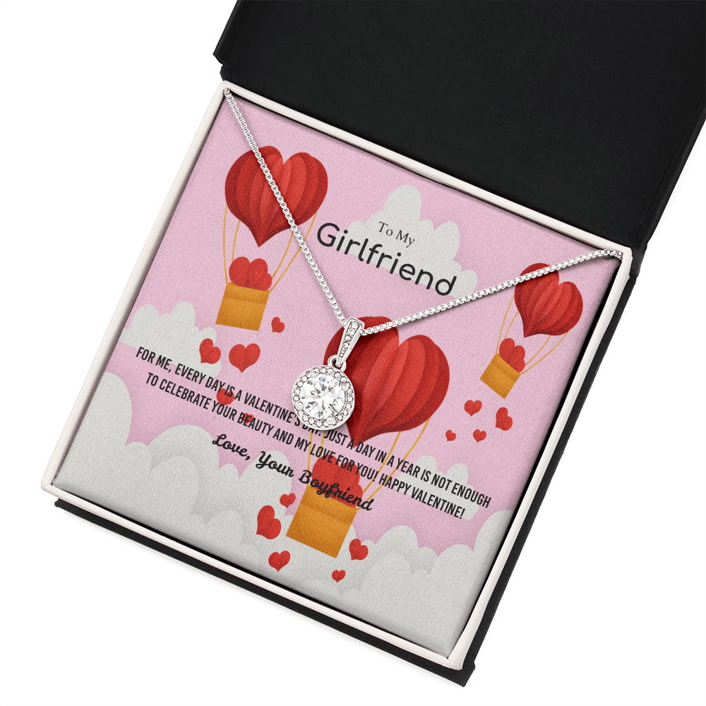 To My Girlfriend Valentines Gift Celebrate Your Beauty Eternal Union Necklace - Eternal Hope