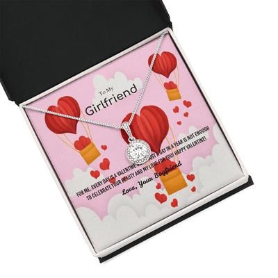 To My Girlfriend Valentines Gift Celebrate Your Beauty Eternal Union Necklace - Eternal Hope