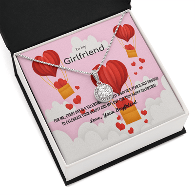 To My Girlfriend Valentines Gift Celebrate Your Beauty Eternal Union Necklace - Eternal Hope