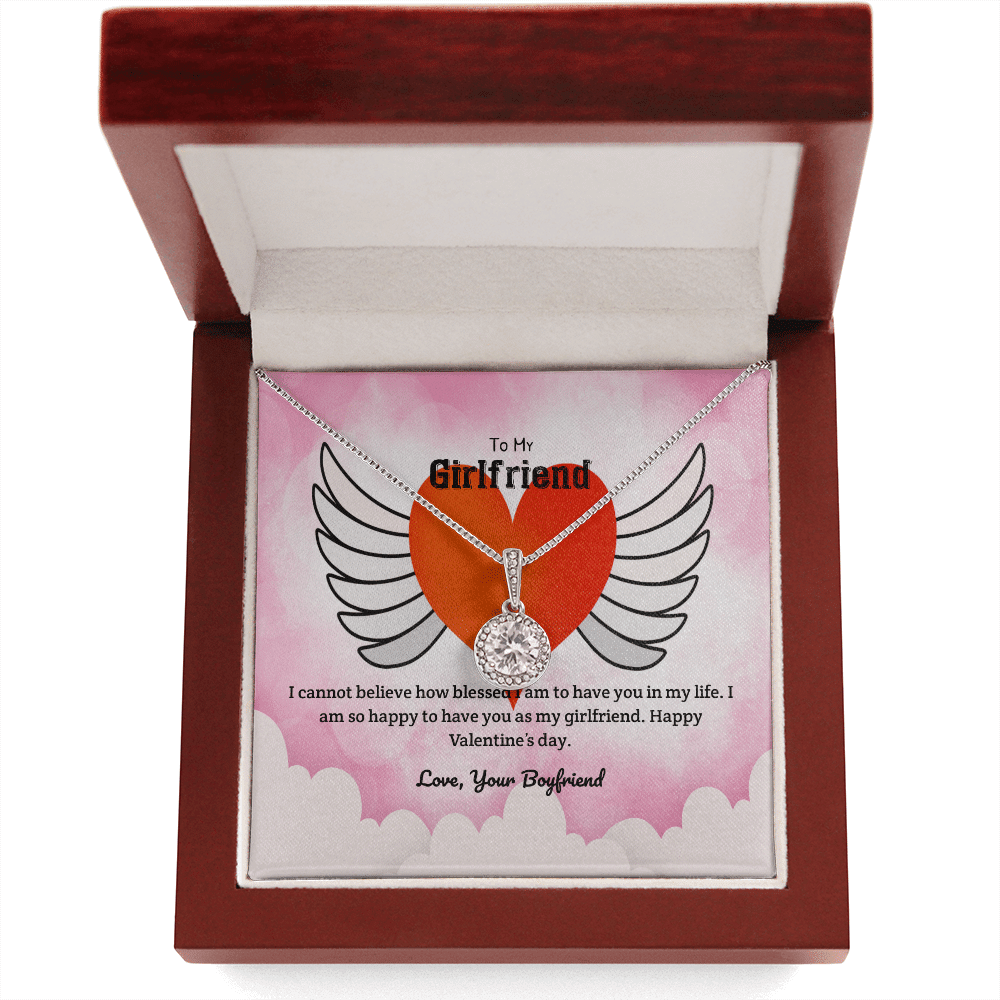 To My Girlfriend Valentines Gift Blessed Boyfriend Eternal Union Necklace - Eternal Hope