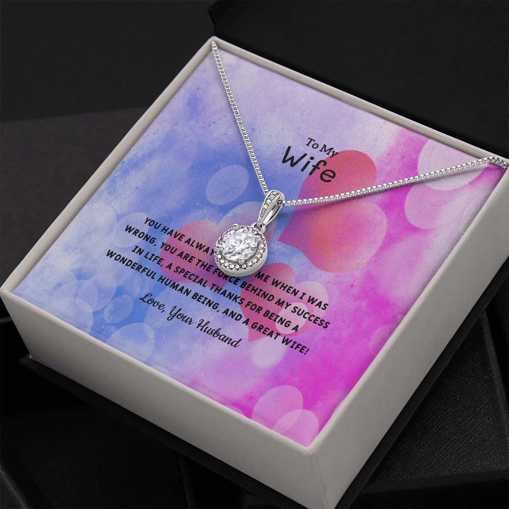 Wife Valentines Gift You're The Force Eternal Union Necklace - Eternal Hope