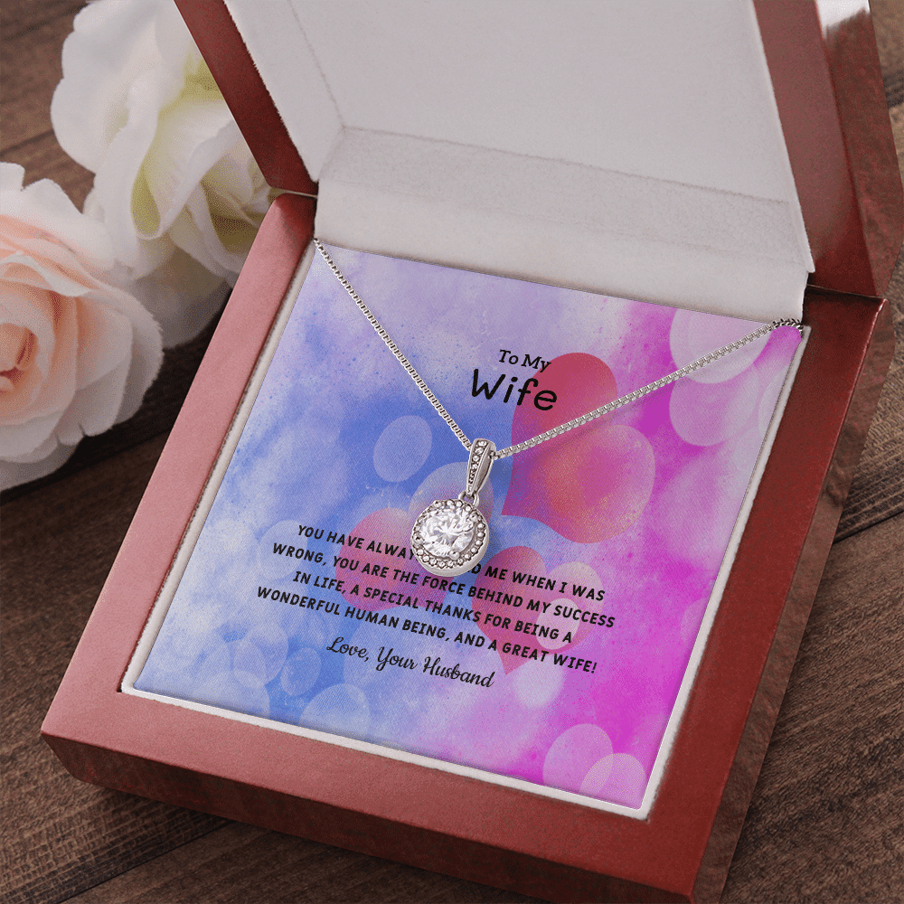 Wife Valentines Gift You're The Force Eternal Union Necklace - Eternal Hope
