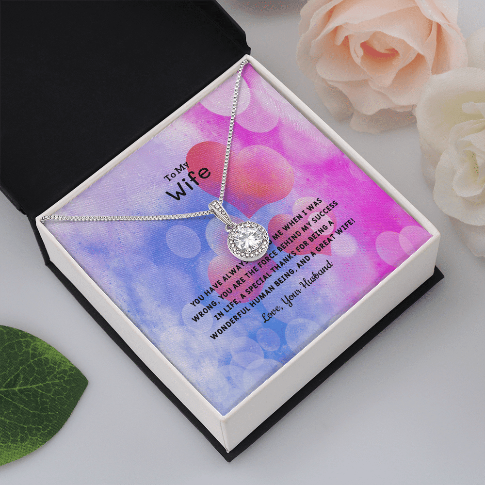 Wife Valentines Gift You're The Force Eternal Union Necklace - Eternal Hope