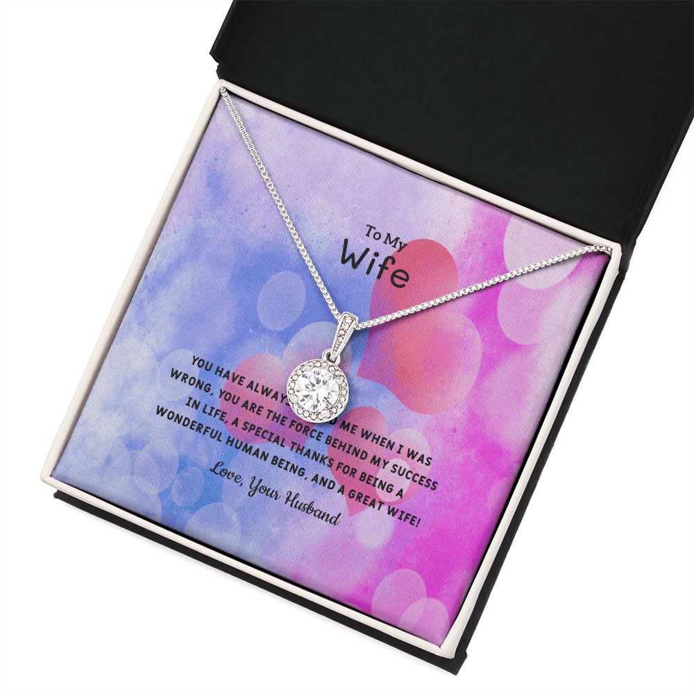 Wife Valentines Gift You're The Force Eternal Union Necklace - Eternal Hope