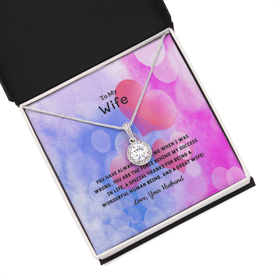 Wife Valentines Gift You're The Force Eternal Union Necklace - Eternal Hope