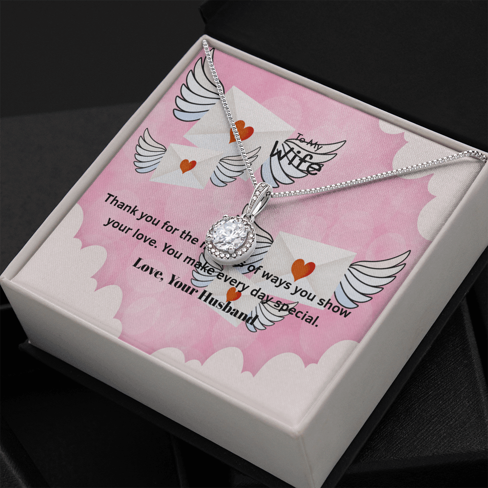 Wife Valentines Gift Every Day Eternal Union Necklace - Eternal Hope