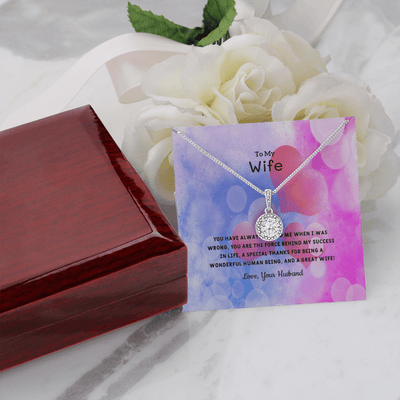 Wife Valentines Gift You're The Force Eternal Union Necklace - Eternal Hope