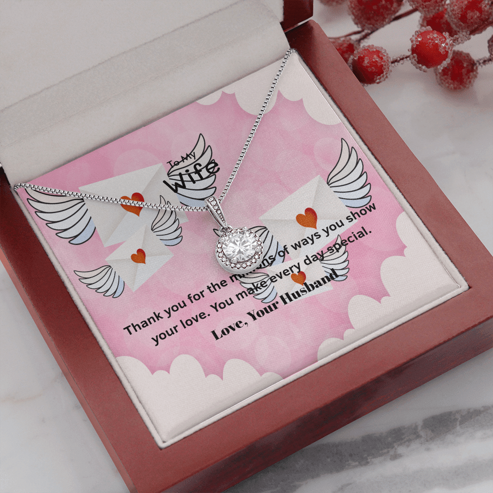 Wife Valentines Gift Every Day Eternal Union Necklace - Eternal Hope