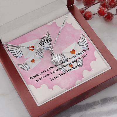 Wife Valentines Gift Every Day Eternal Union Necklace - Eternal Hope