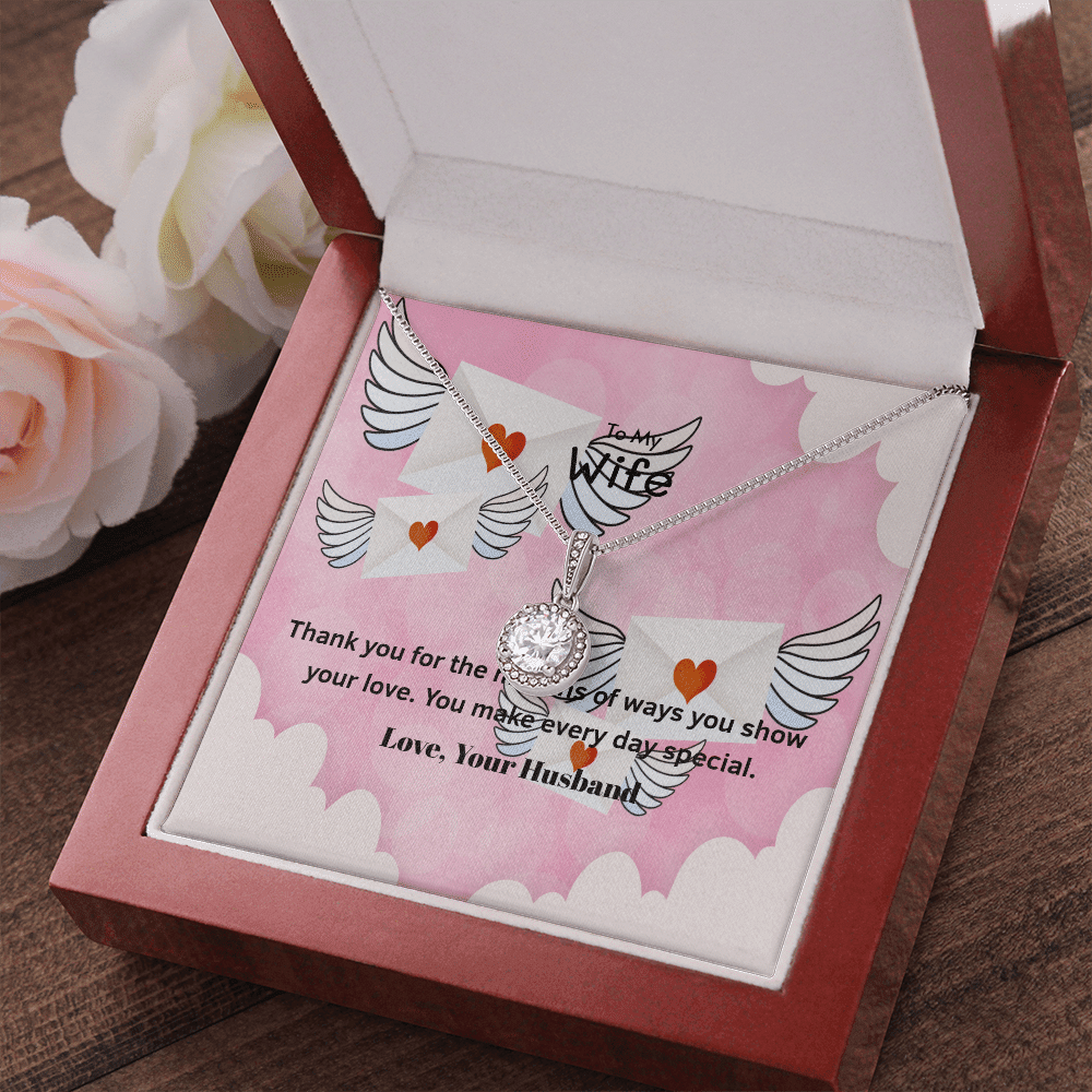 Wife Valentines Gift Every Day Eternal Union Necklace - Eternal Hope