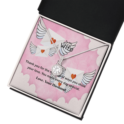 Wife Valentines Gift Every Day Eternal Union Necklace - Eternal Hope