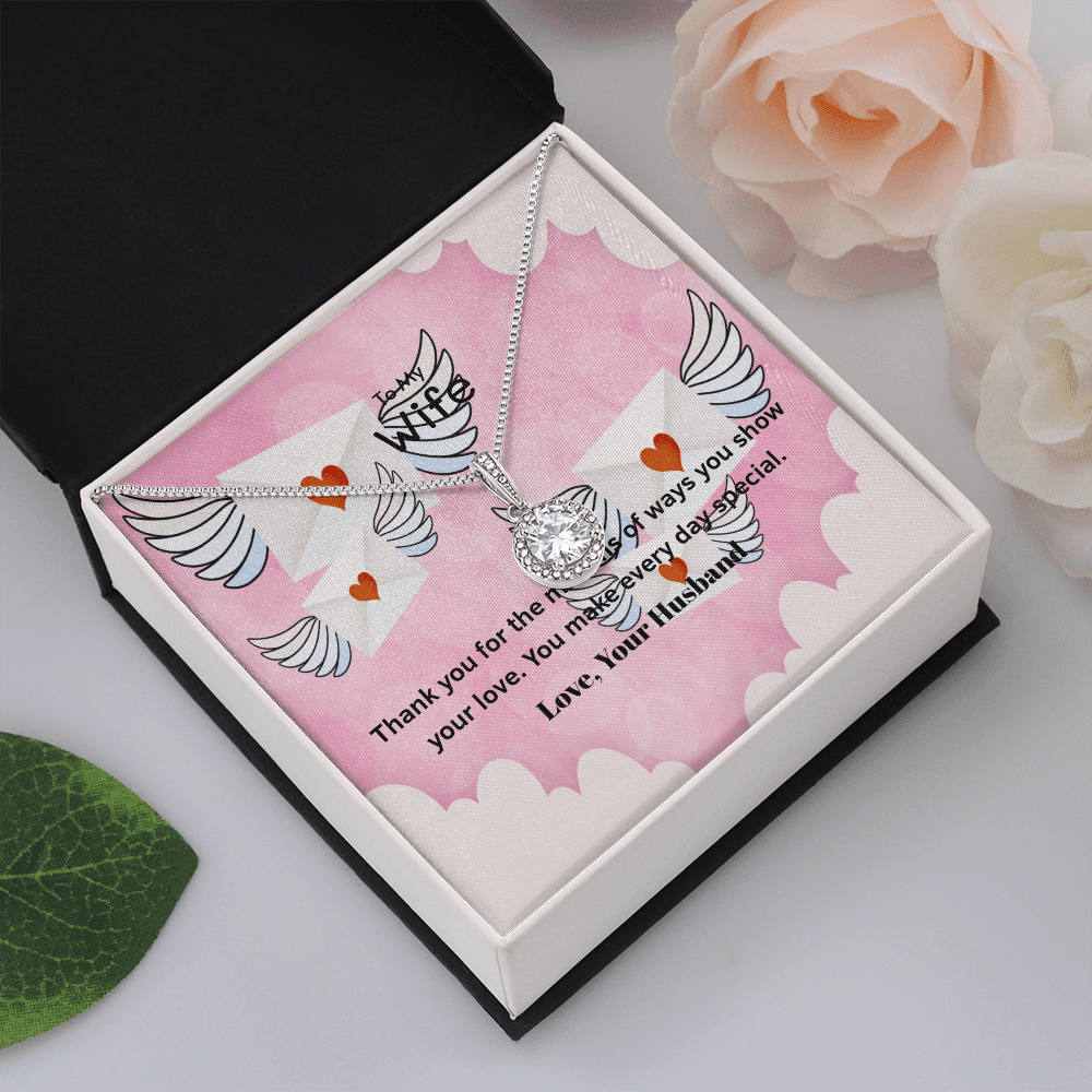 Wife Valentines Gift Every Day Eternal Union Necklace - Eternal Hope