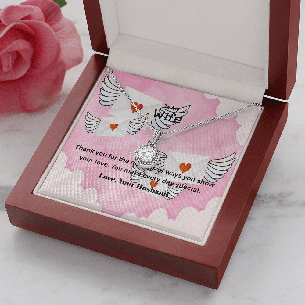 Wife Valentines Gift Every Day Eternal Union Necklace - Eternal Hope