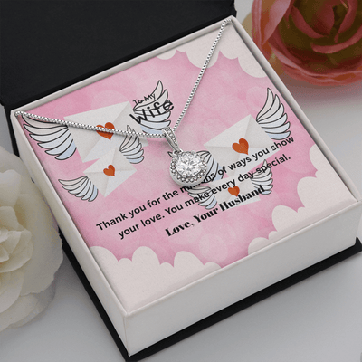 Wife Valentines Gift Every Day Eternal Union Necklace - Eternal Hope