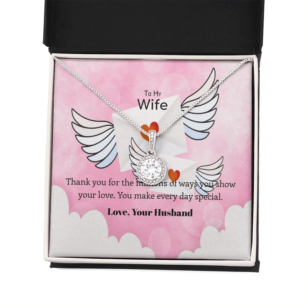 Wife Valentines Gift Show Your Love Eternal Union Necklace - Eternal Hope