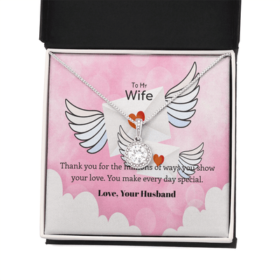 Wife Valentines Gift Show Your Love Eternal Union Necklace - Eternal Hope