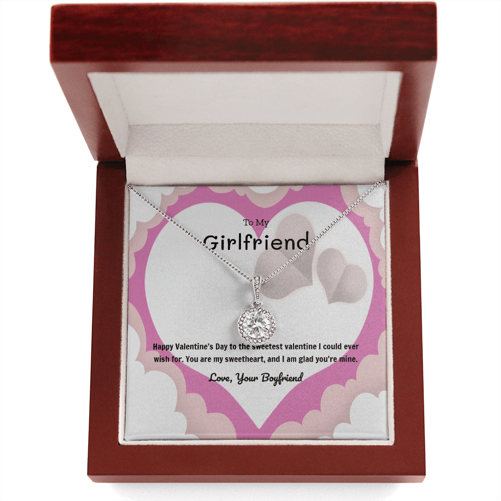 To My Girlfriend Valentines Gift Glad You're MineEternal Union Necklace - Eternal Hope