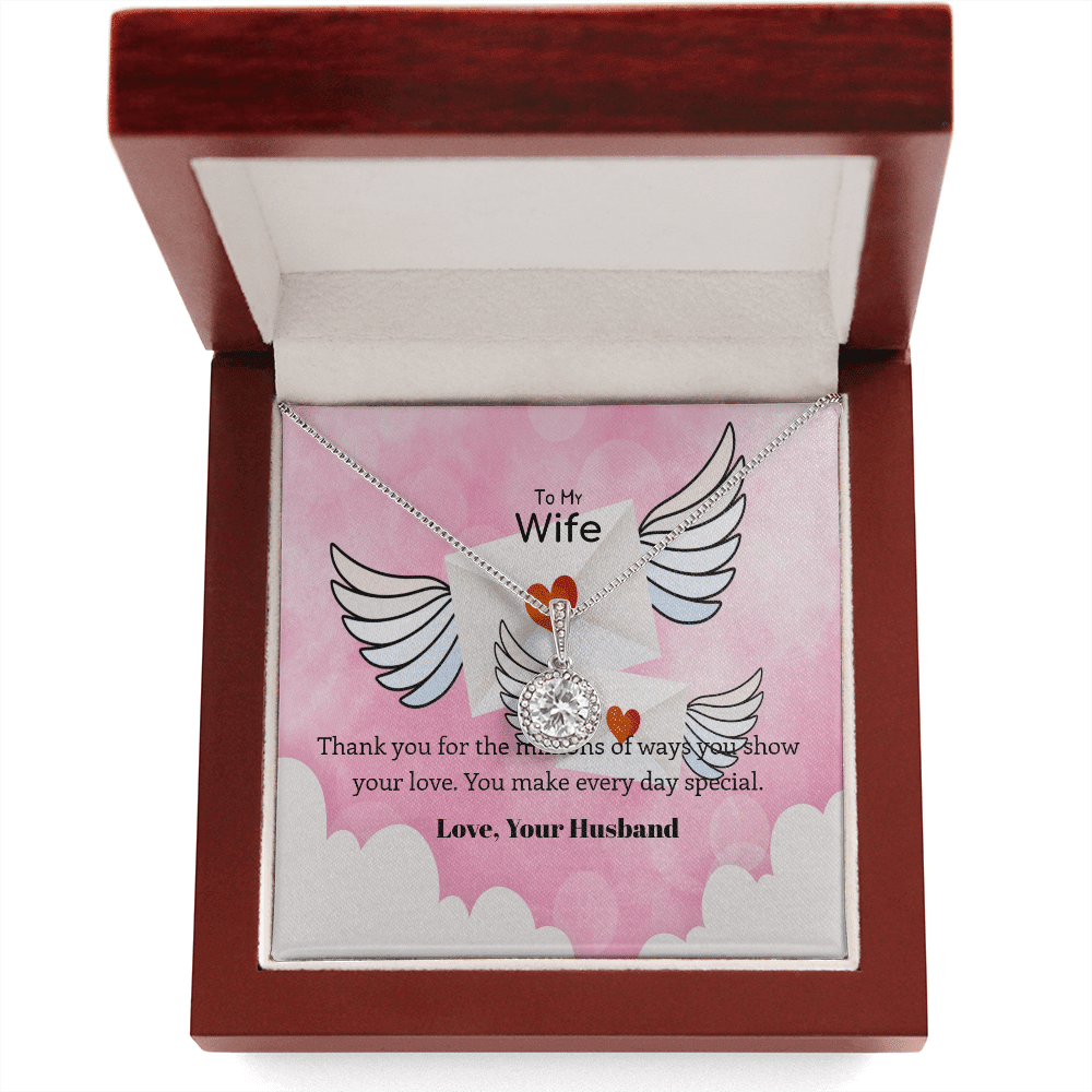 Wife Valentines Gift Show Your Love Eternal Union Necklace - Eternal Hope