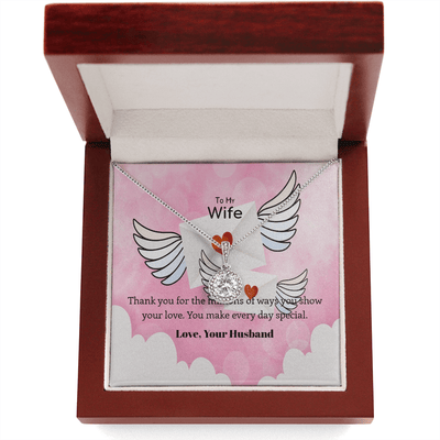 Wife Valentines Gift Show Your Love Eternal Union Necklace - Eternal Hope