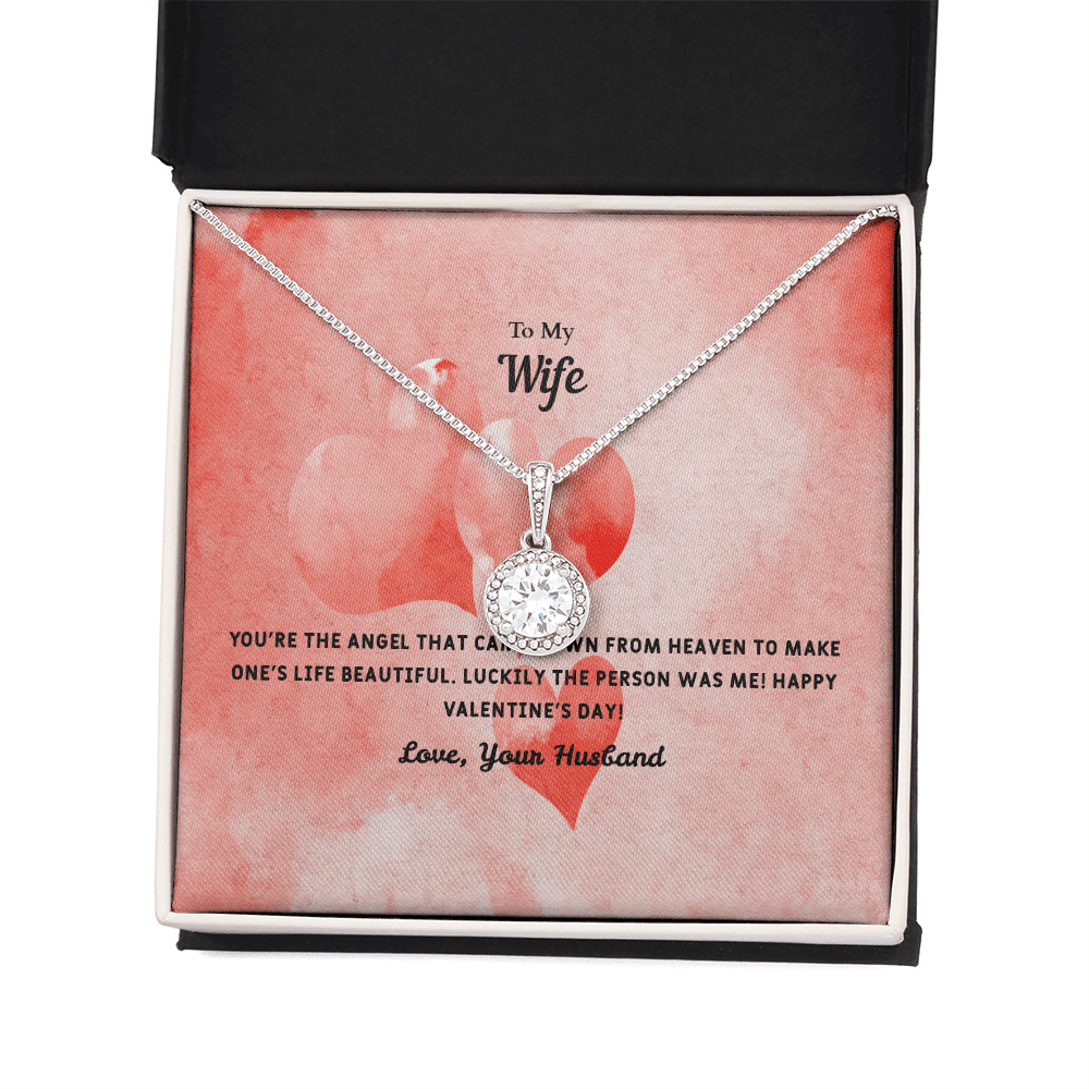 Wife Valentines Gift Angel From Heaven Eternal Union Necklace - Eternal Hope