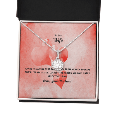 Wife Valentines Gift Angel From Heaven Eternal Union Necklace - Eternal Hope