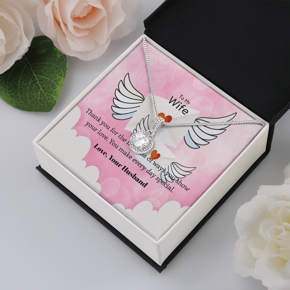 Wife Valentines Gift Show Your Love Eternal Union Necklace - Eternal Hope