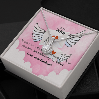 Wife Valentines Gift Show Your Love Eternal Union Necklace - Eternal Hope