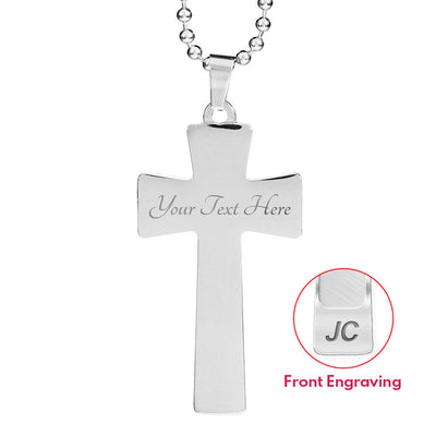God Bless Nurses Cross 18-22" - Dog Tag with Swivel Keychain