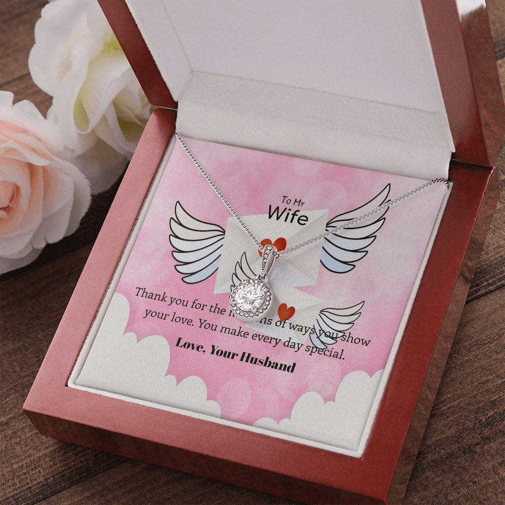 Wife Valentines Gift Show Your Love Eternal Union Necklace - Eternal Hope