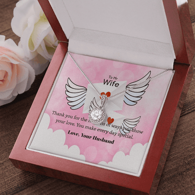 Wife Valentines Gift Show Your Love Eternal Union Necklace - Eternal Hope