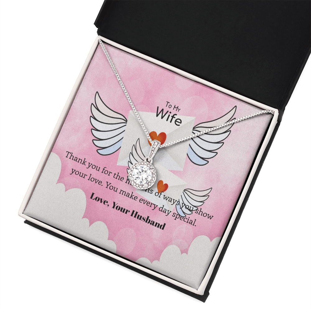 Wife Valentines Gift Show Your Love Eternal Union Necklace - Eternal Hope
