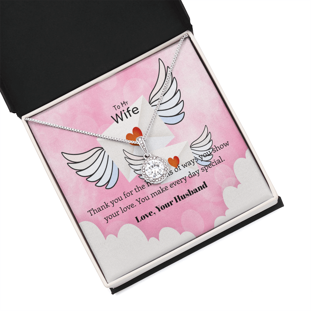 Wife Valentines Gift Show Your Love Eternal Union Necklace - Eternal Hope