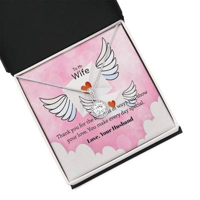 Wife Valentines Gift Show Your Love Eternal Union Necklace - Eternal Hope