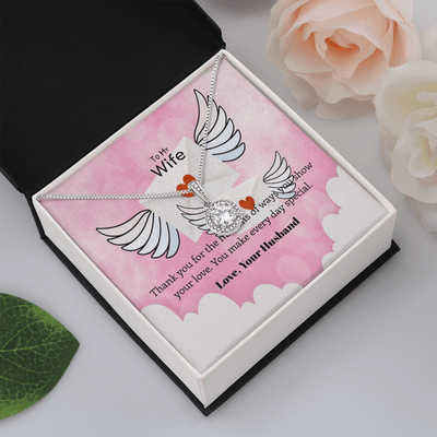 Wife Valentines Gift Show Your Love Eternal Union Necklace - Eternal Hope