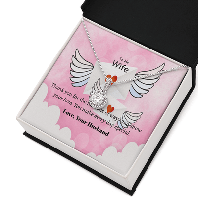 Wife Valentines Gift Show Your Love Eternal Union Necklace - Eternal Hope