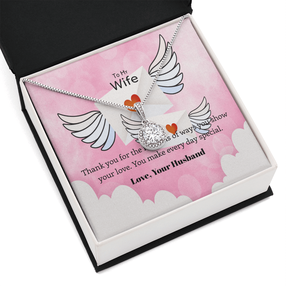 Wife Valentines Gift Show Your Love Eternal Union Necklace - Eternal Hope
