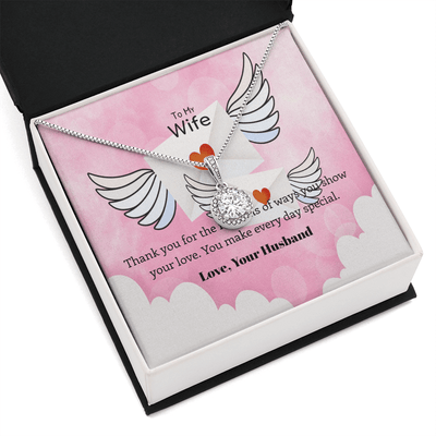 Wife Valentines Gift Show Your Love Eternal Union Necklace - Eternal Hope