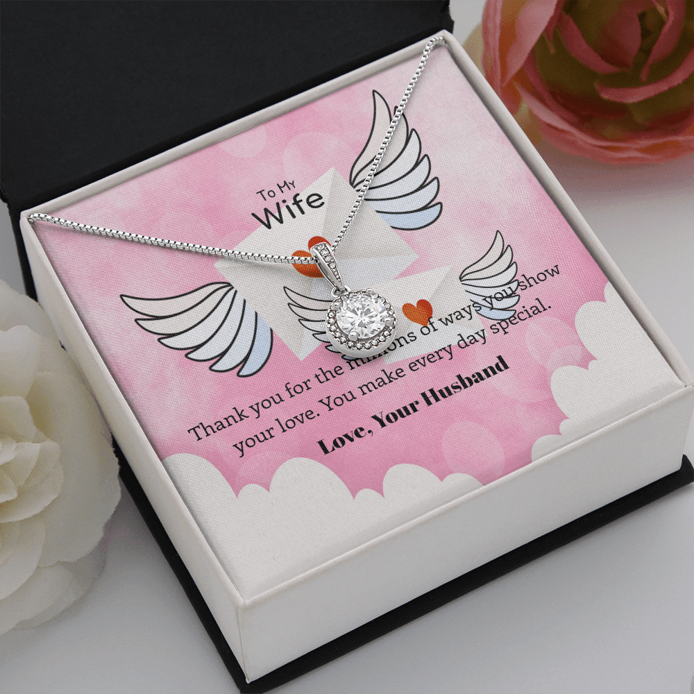 Wife Valentines Gift Show Your Love Eternal Union Necklace - Eternal Hope