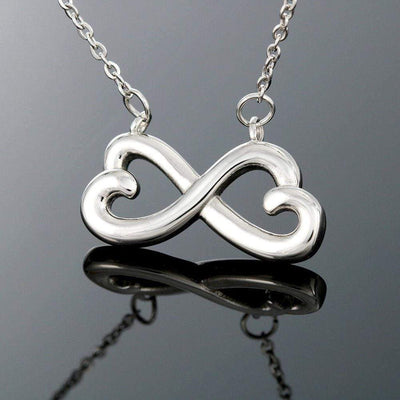 Juntos Lo Tenemos Todo Infinity Stainless Steel Pendant Spanish Message Card Wife Gift - Infinity Love Necklace