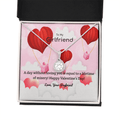 To My Girlfriend Valentines Gift A Day Without Loving You Hot Air Balloon Eternal Union Necklace - Eternal Hope